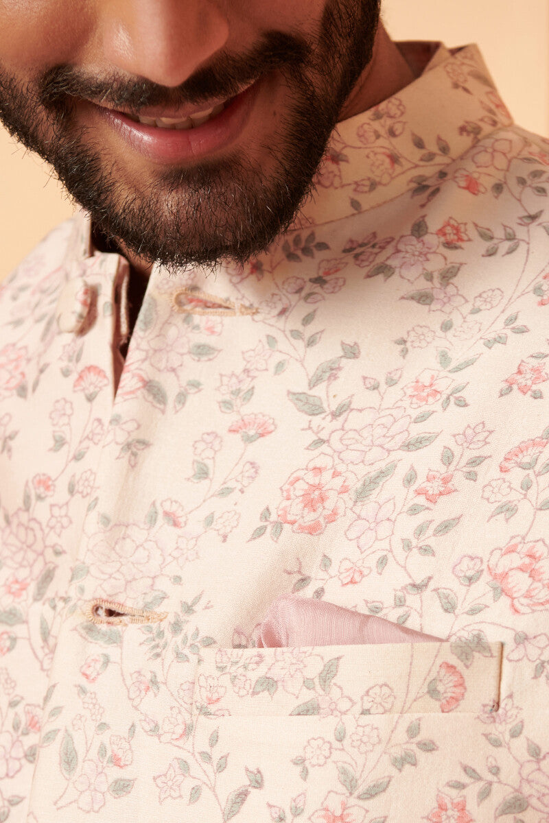 Shirin Zafar Chanderi Nehru Jacket