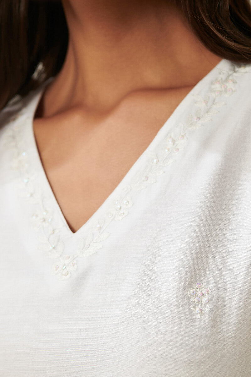 Raahat Zubeida Chanderi Kurta