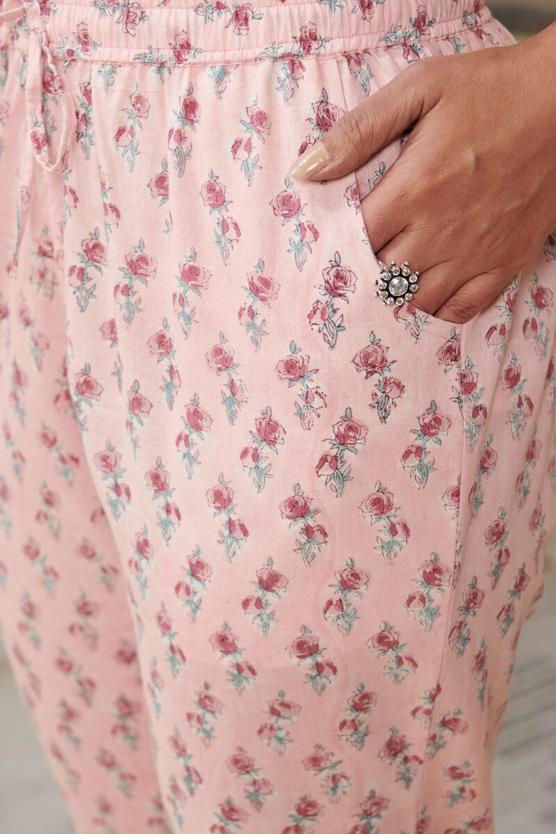 Gulbarg Nazam Sanganeri Narrow Pants