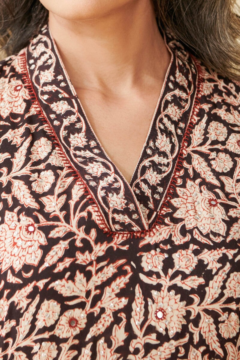 Sehra Jia Bagru Kurta