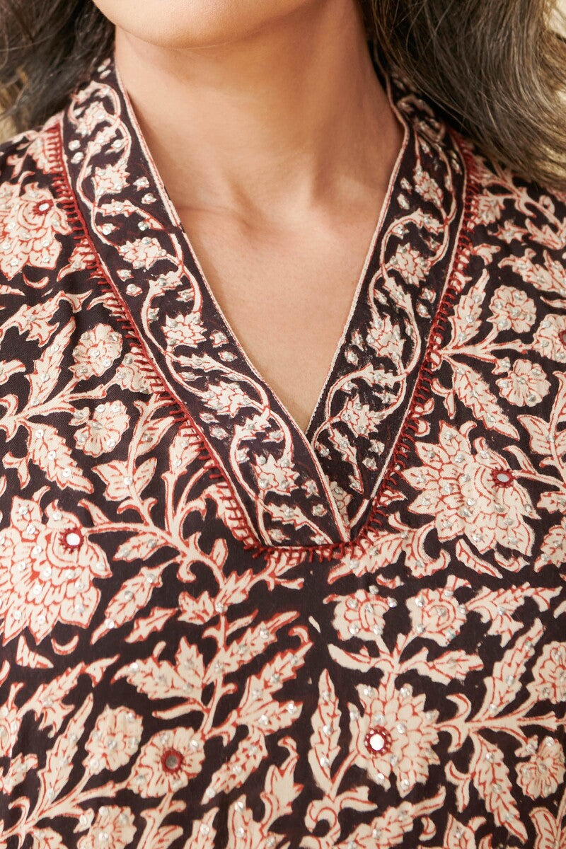 Sehra Jia Bagru Kurta