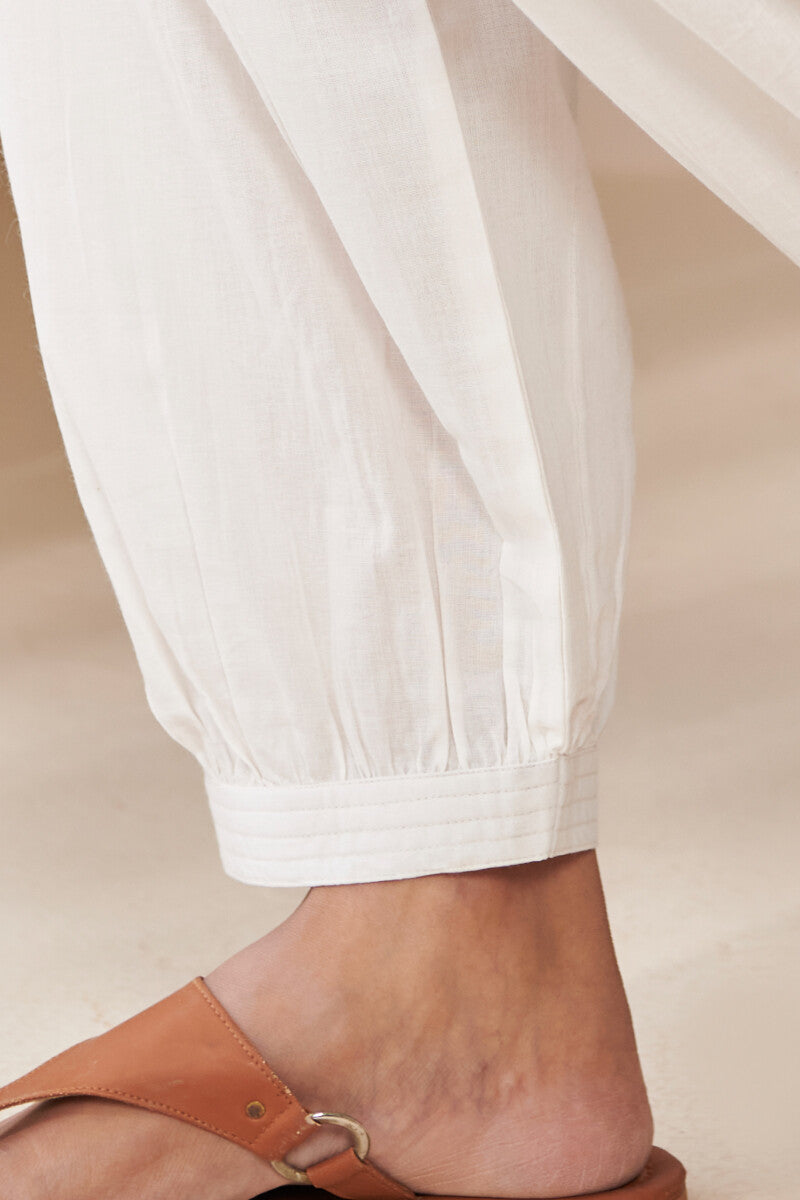 Surplus: Roza White Izhaar Pants