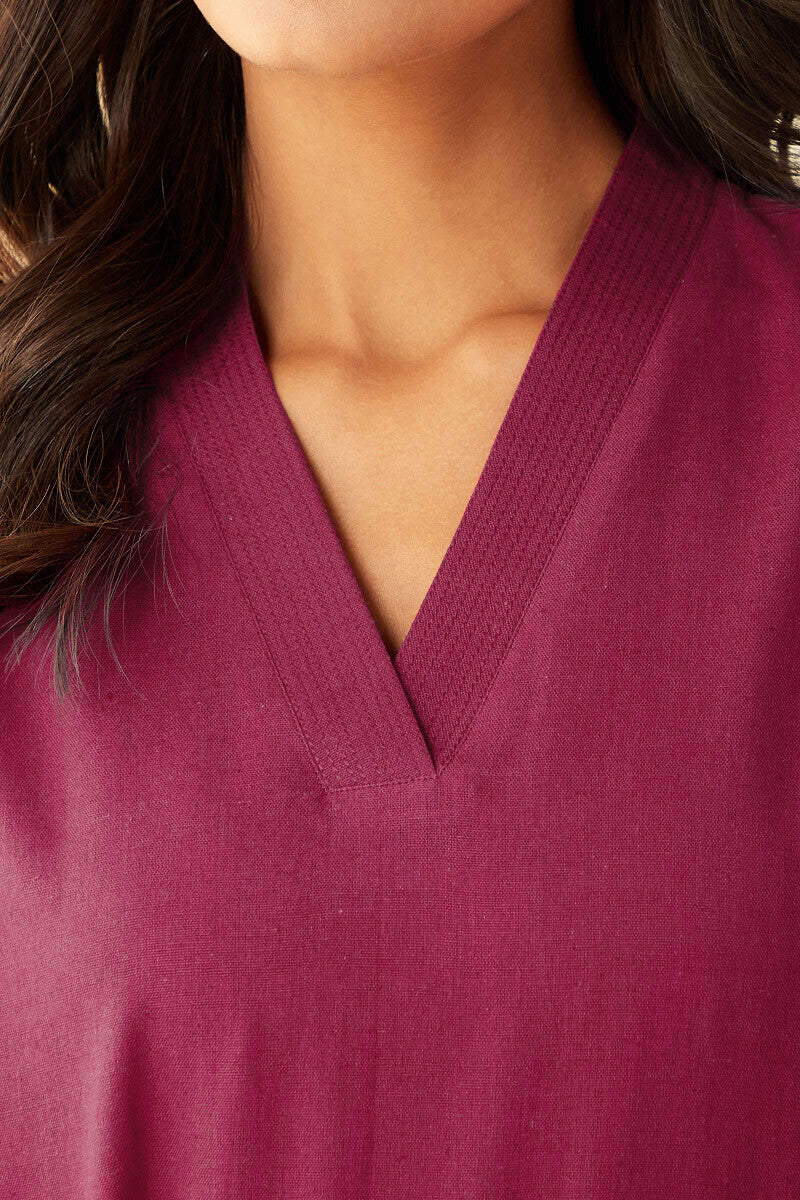 Surplus: Roza Seher Raspberry Pink Kurta