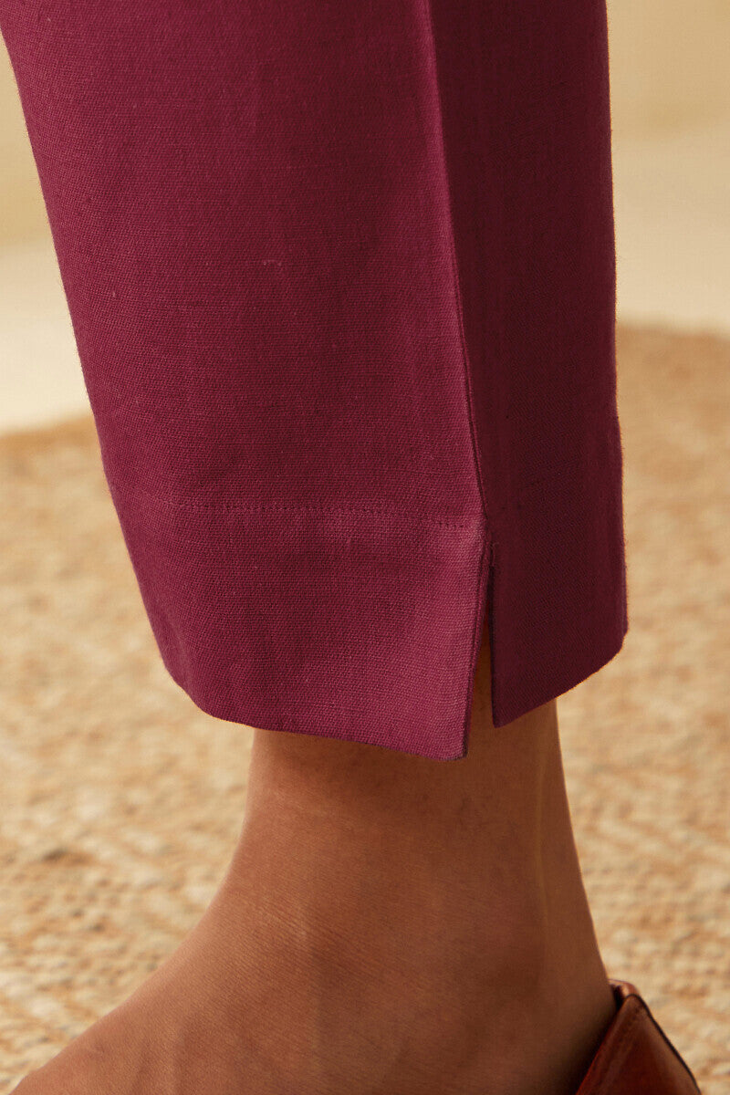 Roza Seher Raspberry Pink Narrow Pants