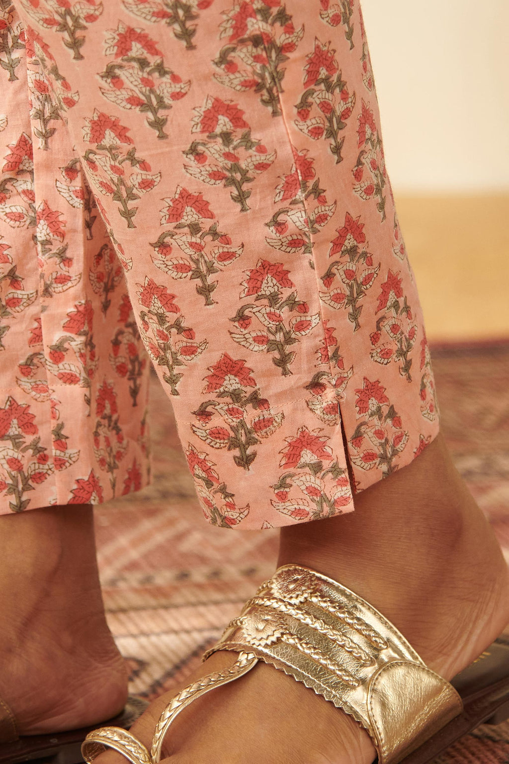 Surplus: Gulbarg Kaira Sanganeri Narrow Pants