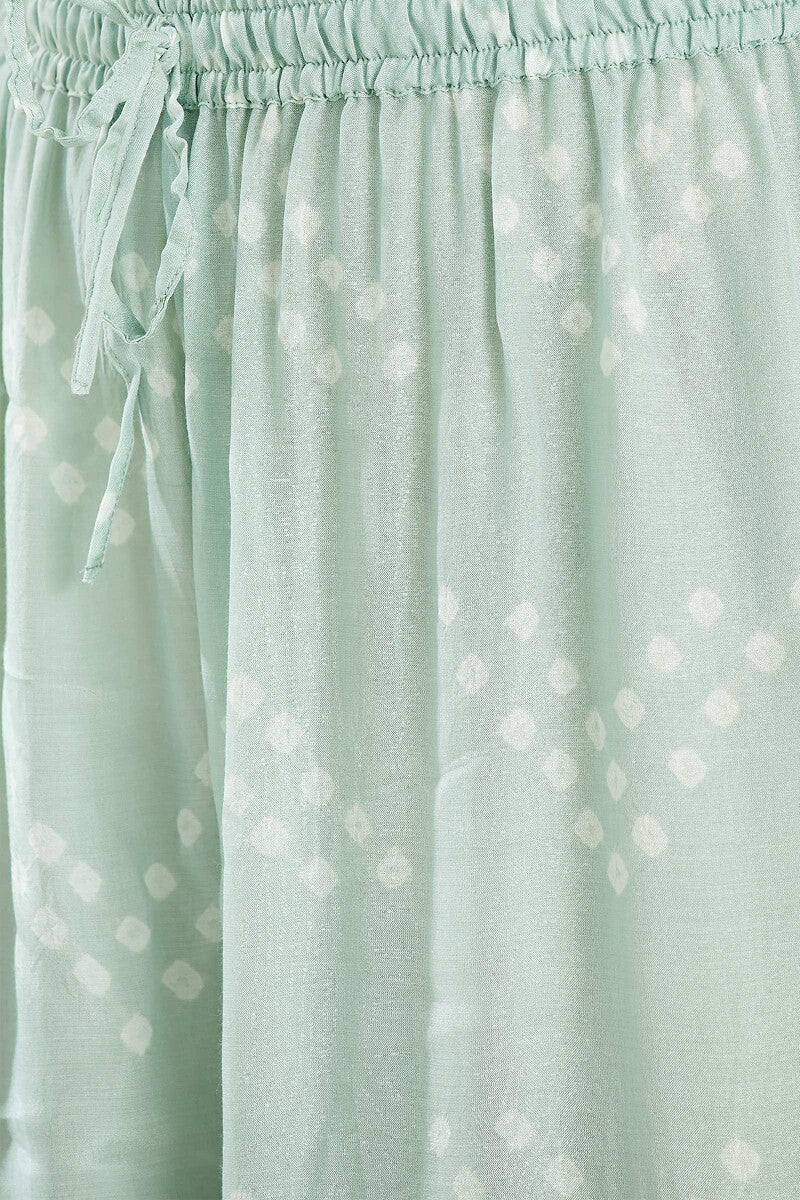 Gauhar Afroza Green Bandhej Izhaar Pants