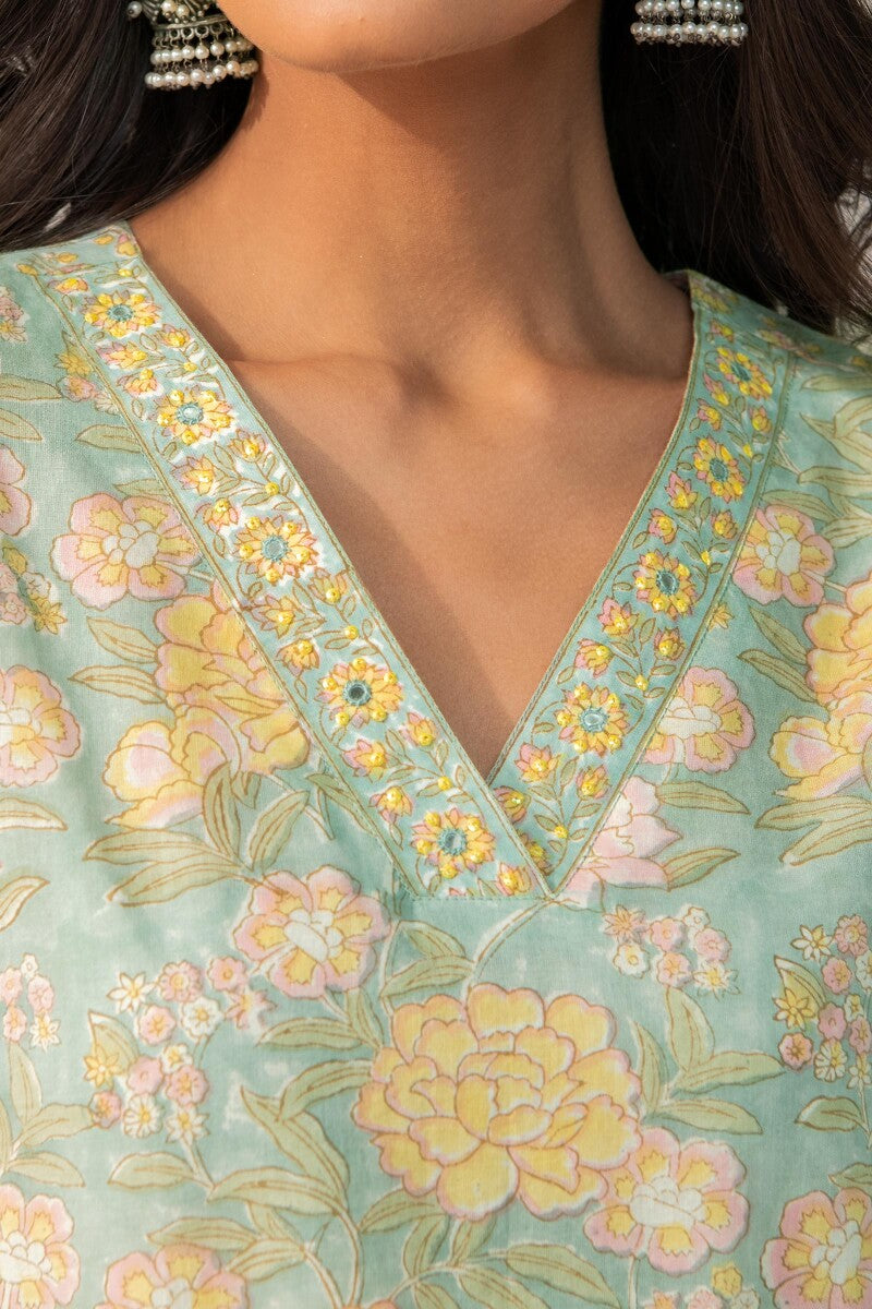 Gulshan Bagh Yasmine Sanganeri Kurta