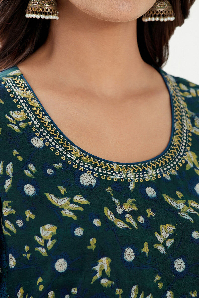 Sehra Samina Bagru Kurta