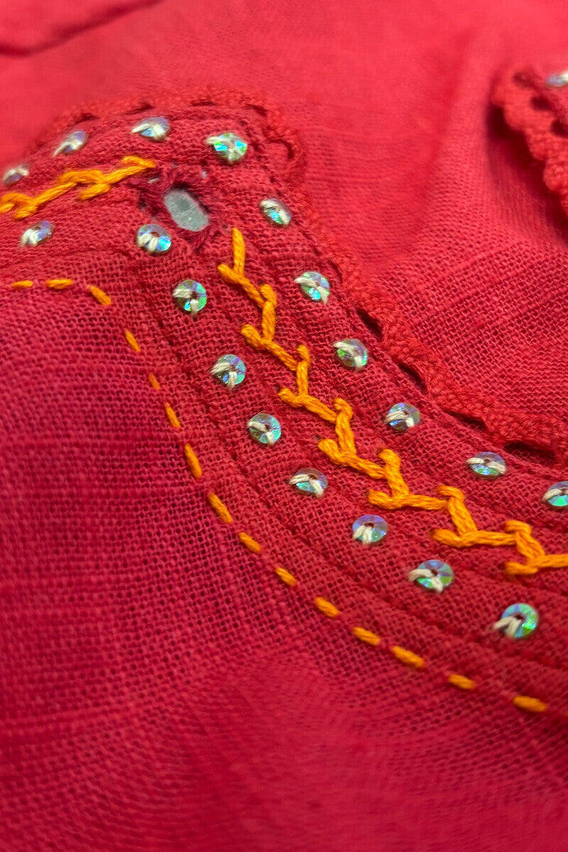 Roza Zara Red Kurta