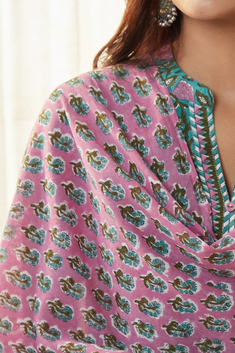 Roza Seher Sanganeri Dupatta