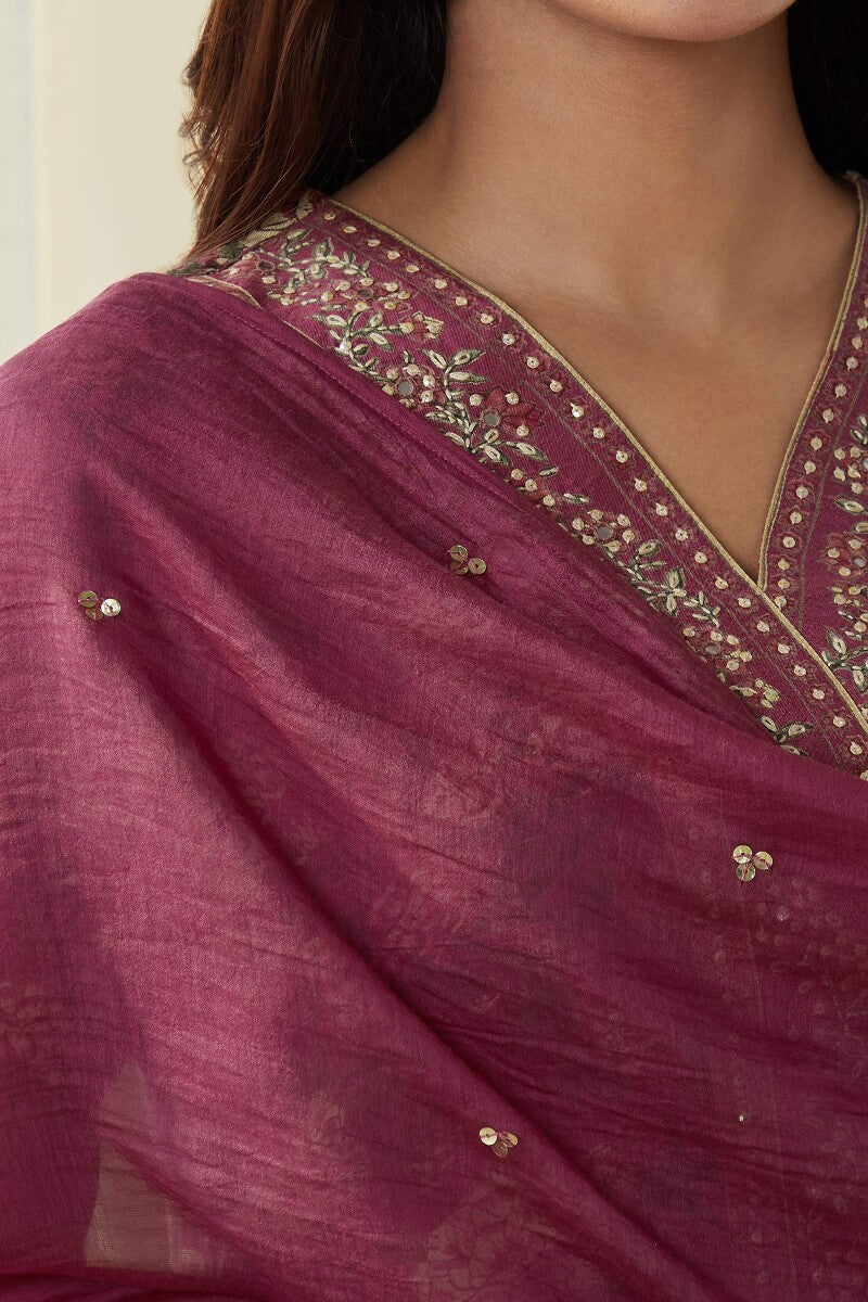 Zeenat Shirin Cotton Silk Dupatta