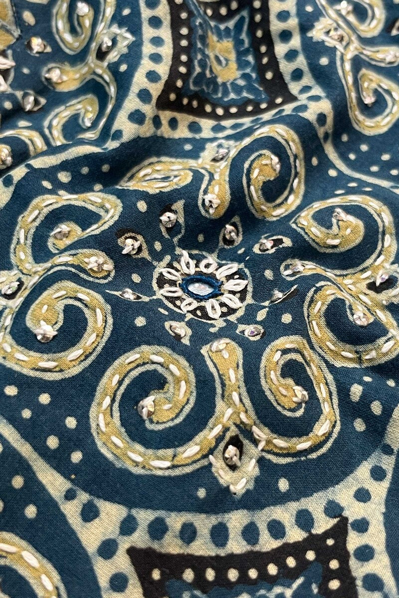 Firdaus Darya Ajrak Kurta