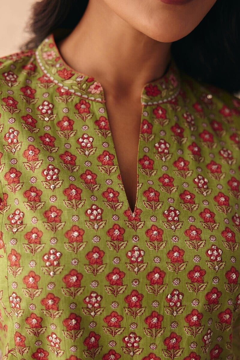 Gulraiz Farah Sanganeri Kurta