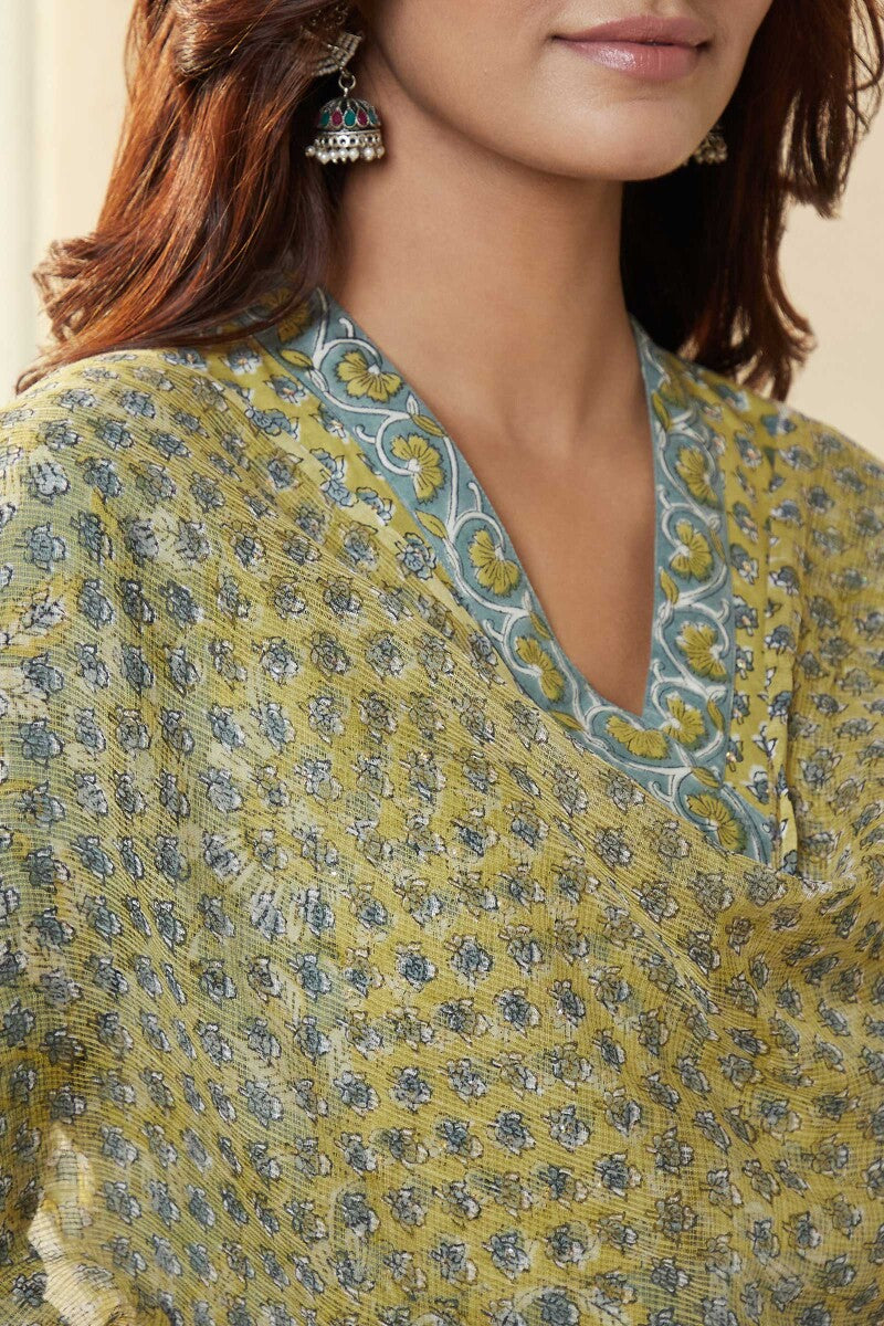 Gauhar Zafiya Sanganeri Kota Dupatta