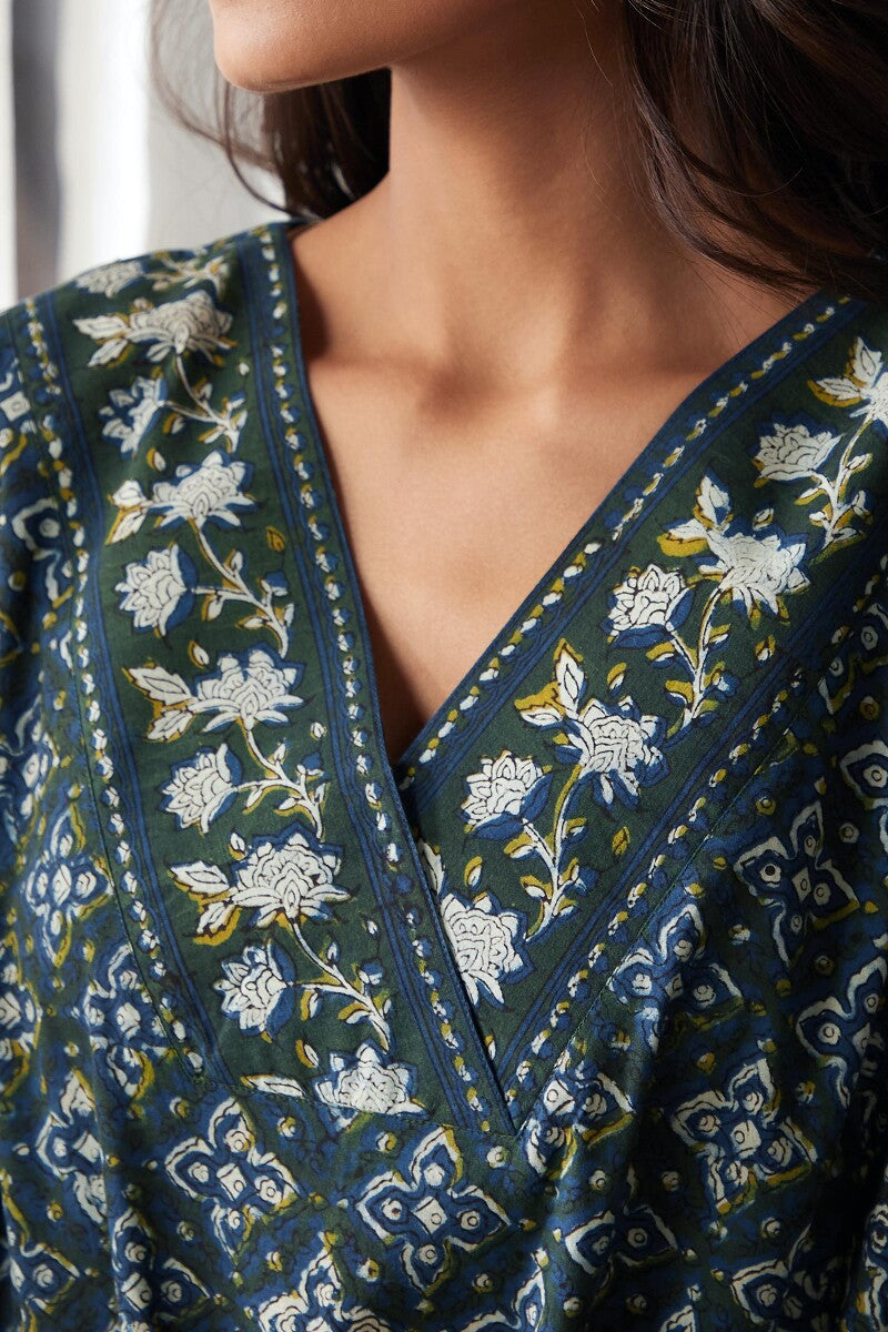 Sehra Asma Bagru Kaftan