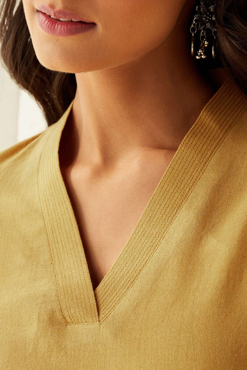 Sehra Seher Mustard Kurta