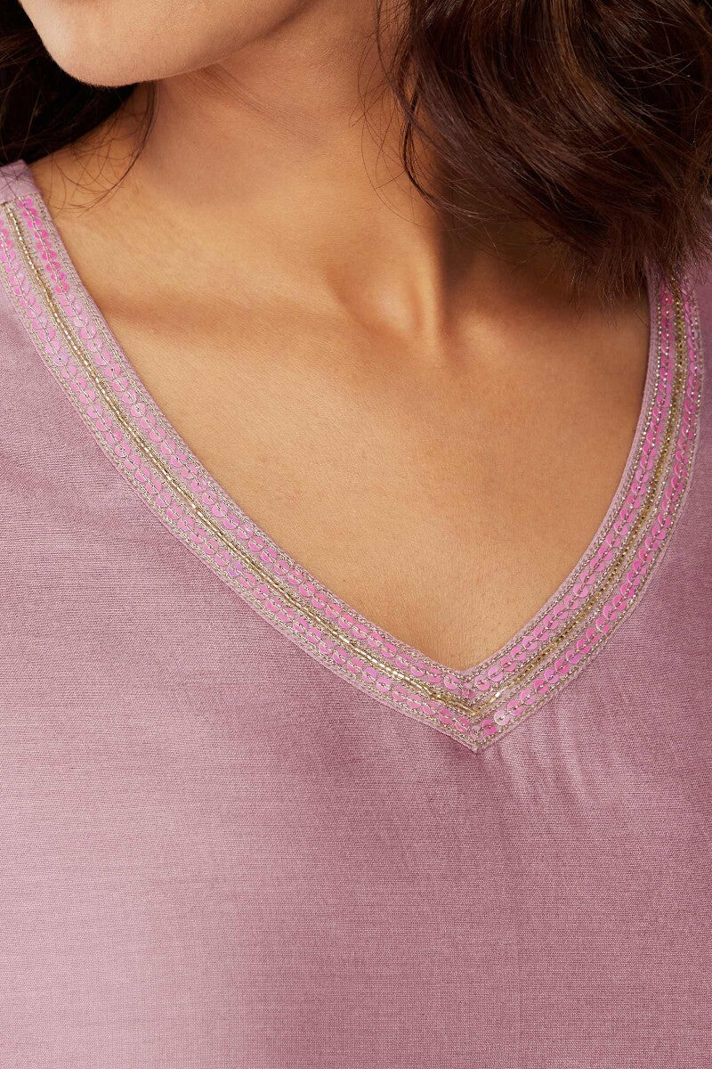 Gauhar Maira Chanderi Kurta