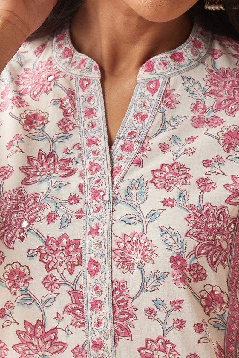 Rosheen Sehreen Sanganeri Kurta
