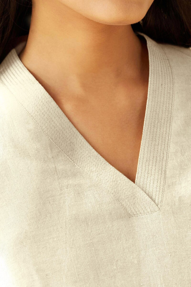 Roza Seher Off-White Top