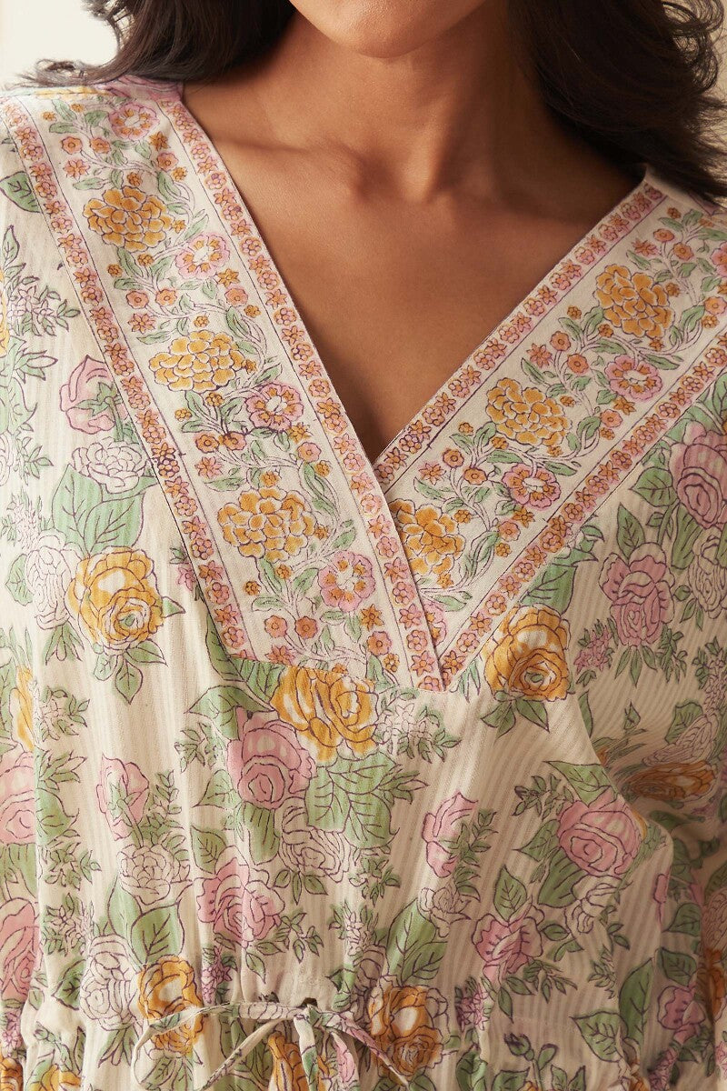 Rosheen Mahi Sanganeri Kaftan