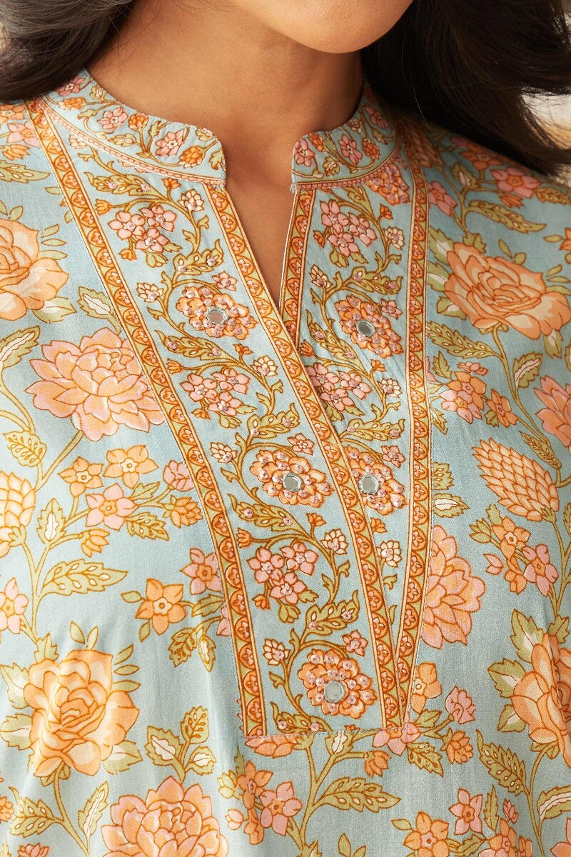 Rosheen Zaria Sanganeri Kurta