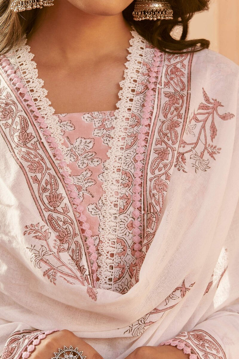 Gauhar Gulshan Sanganeri Dupatta