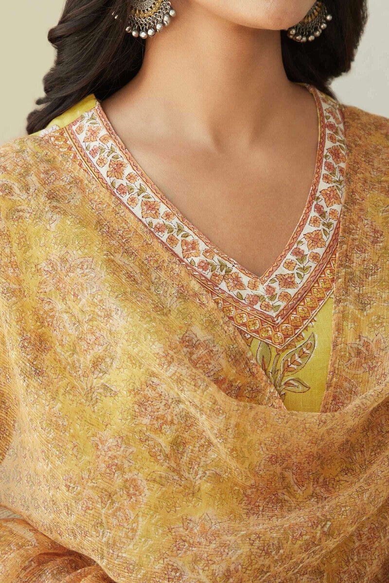 Gulshan Bagh Jiya Sanganeri Dupatta
