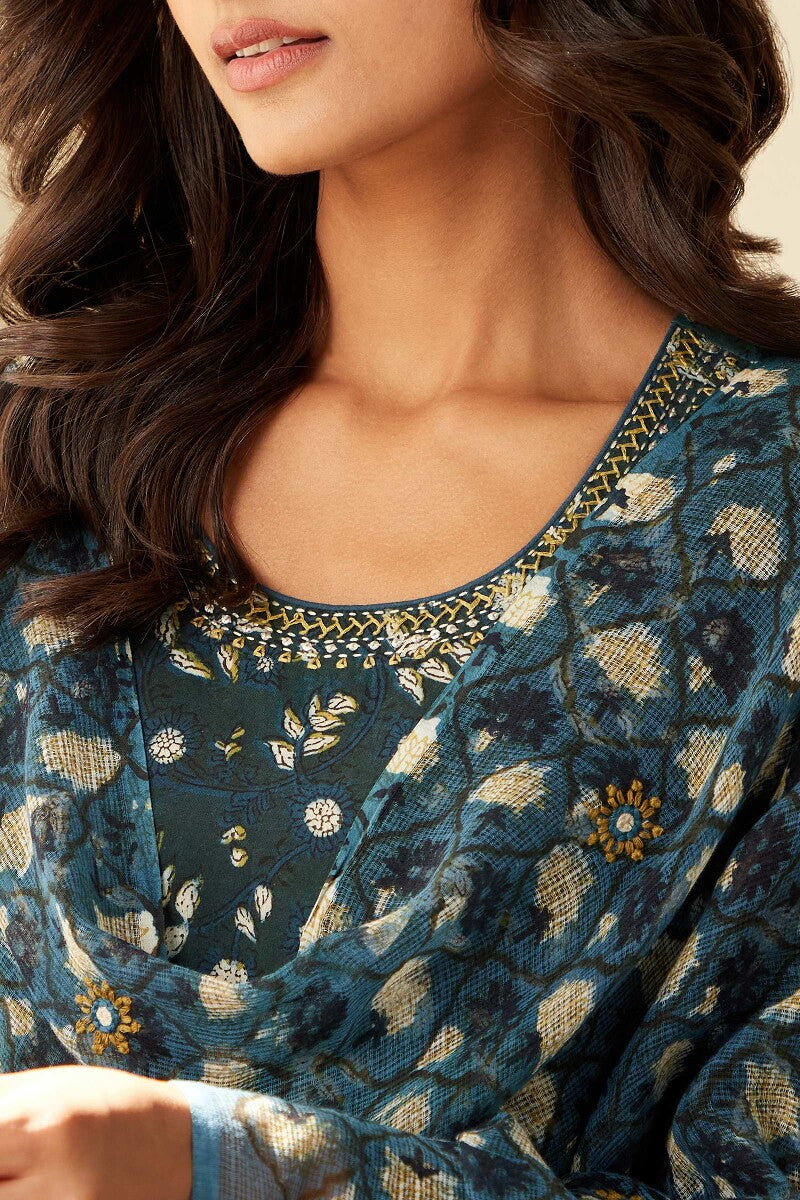 Sehra Samina Bagru Dupatta