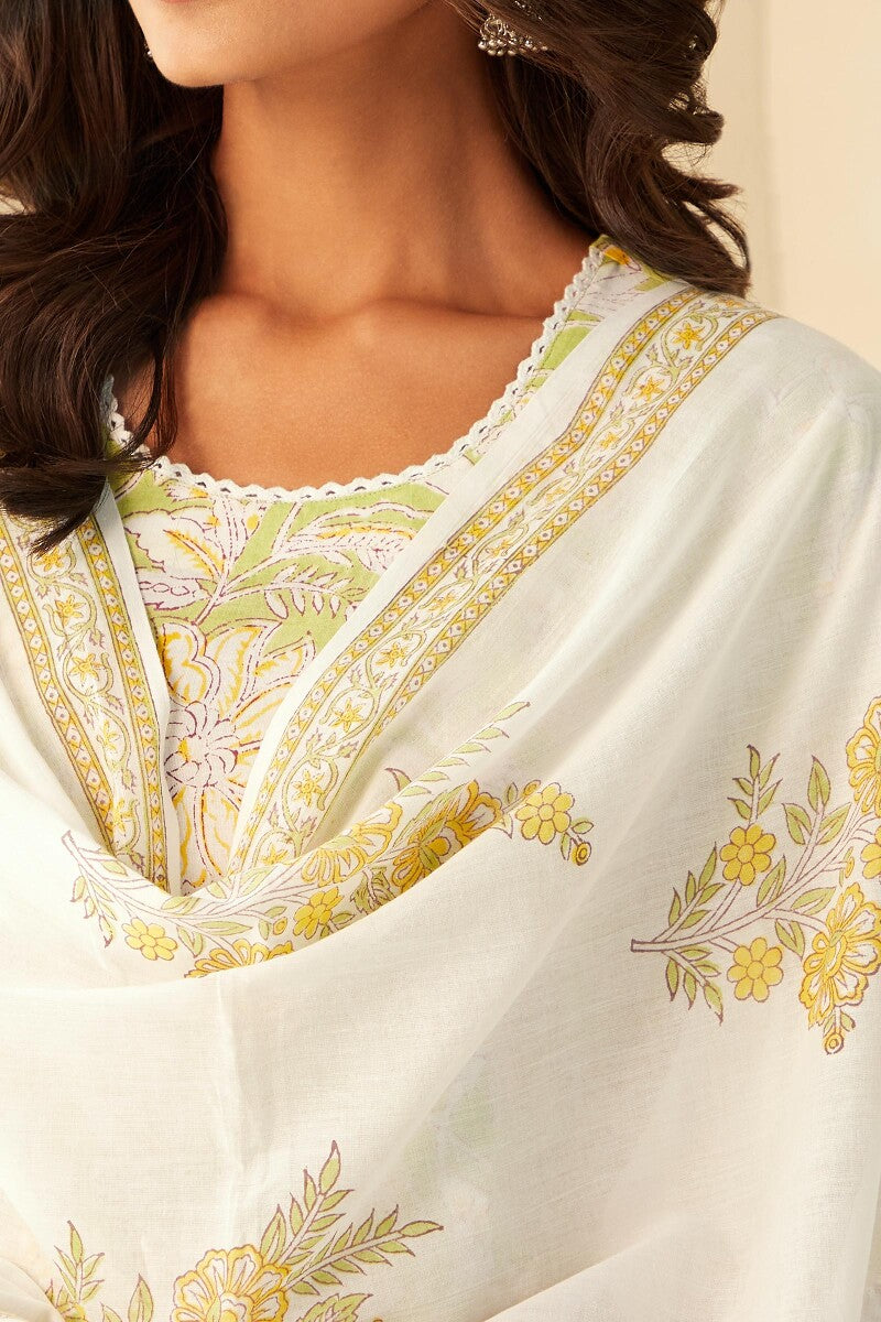 Gauhar Layla Sanganeri Dupatta