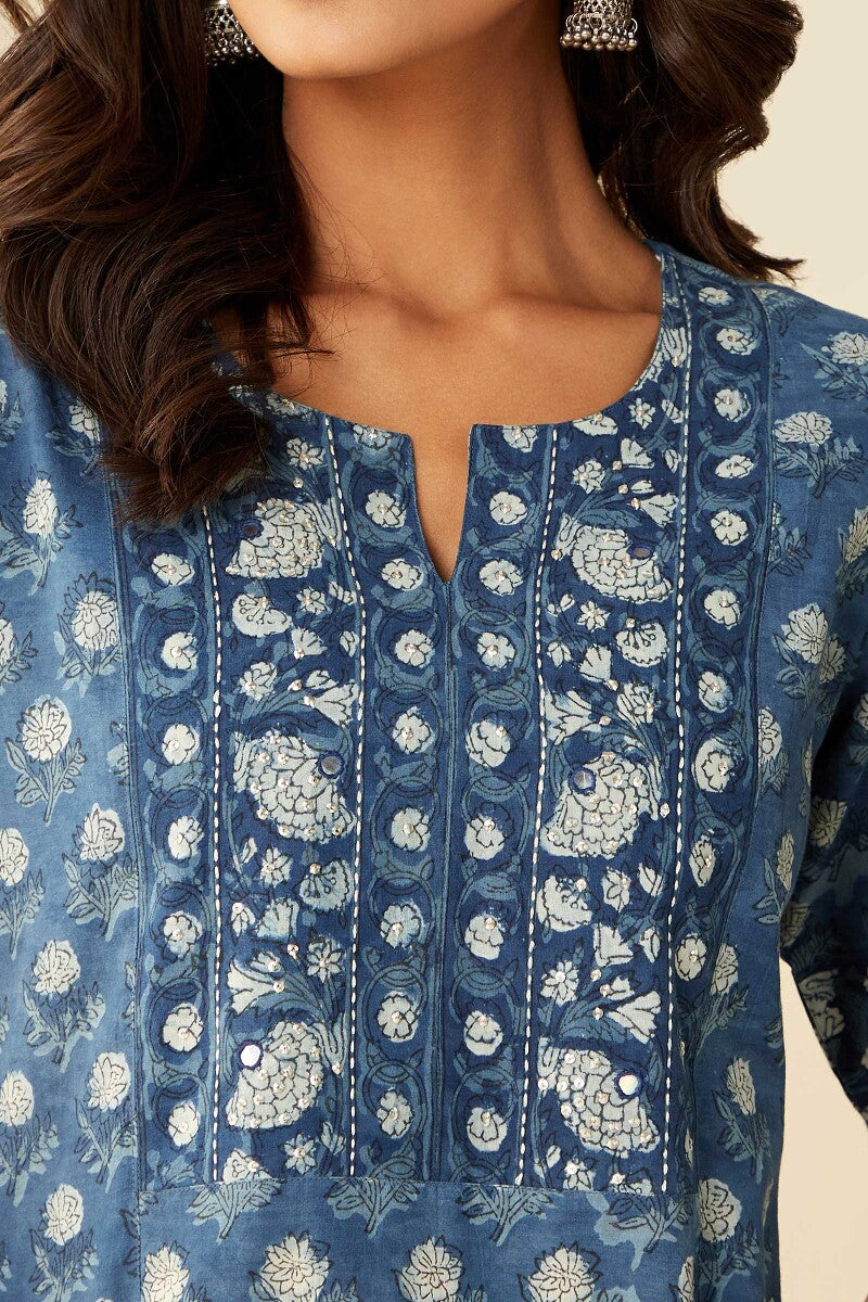 Sehra Zoya Indigo Kurta