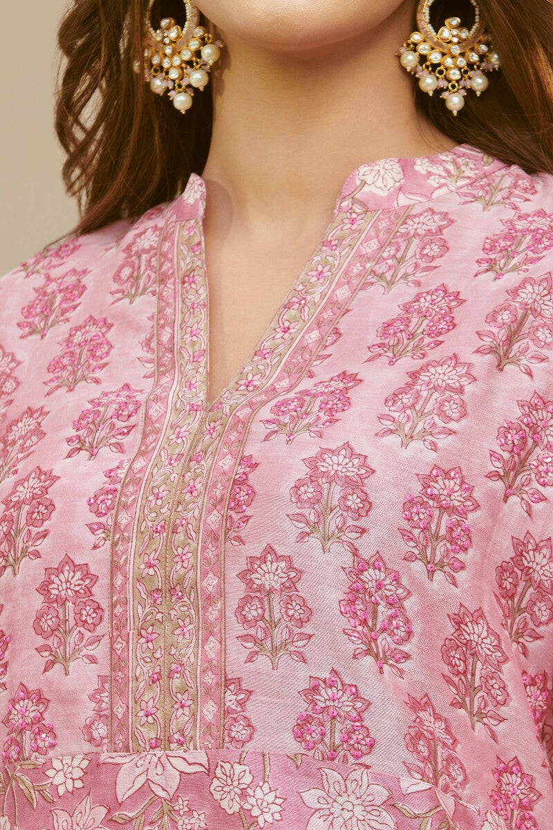 Mehrunissa Maya Chanderi Kurta