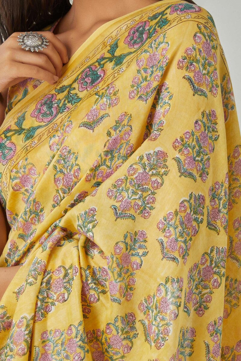 Sanaa Madeeha Chanderi Saree