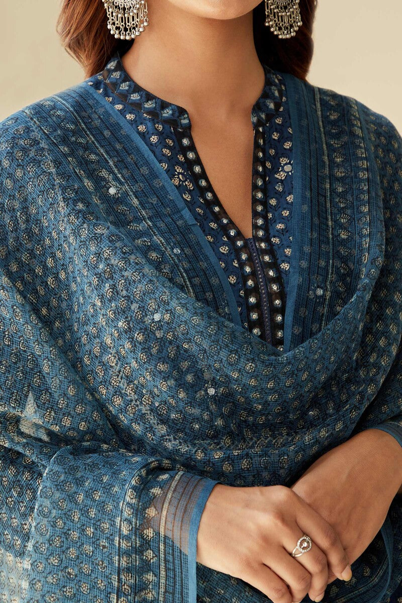 Sehra Simar Bagru Dupatta