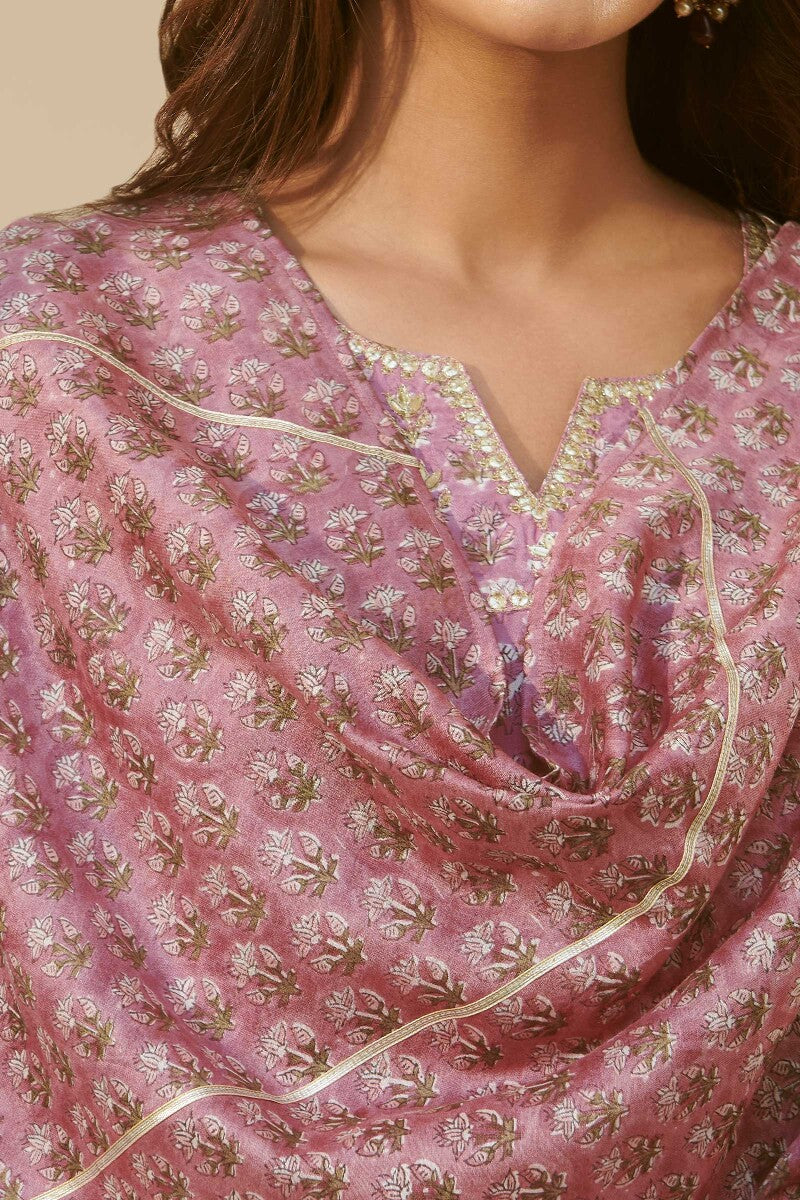 Mehrunissa Firosa Chanderi Dupatta