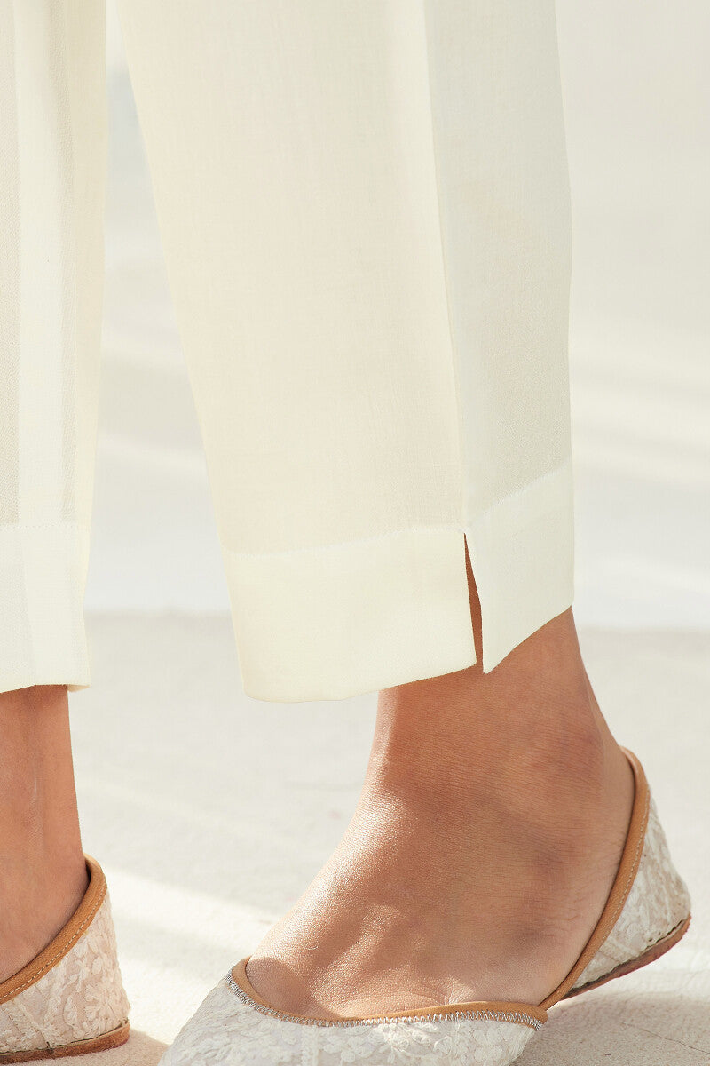 Gauhar Meher White Narrow Pants