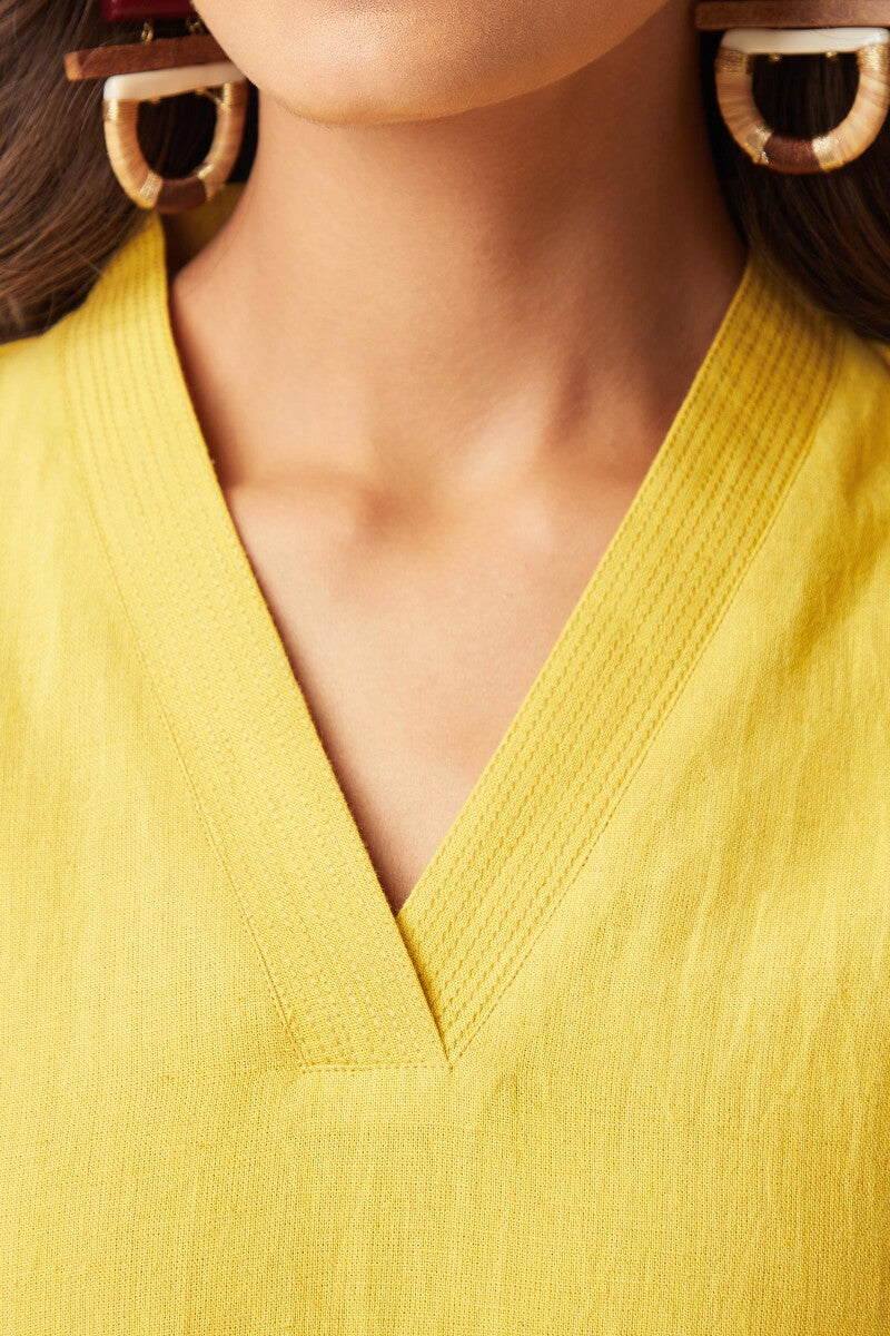 Roza Seher Yellow Kurta