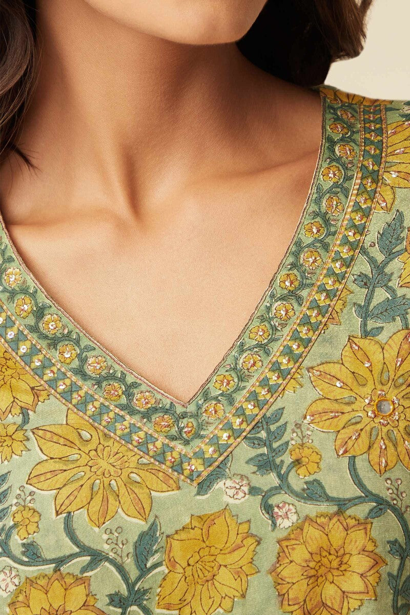 Gulshan Bagh Suhana Sanganeri Kurta