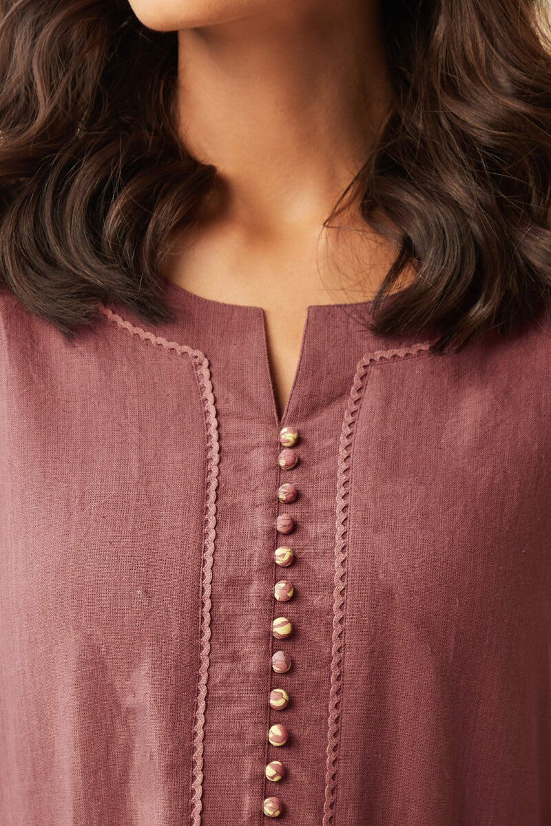 Roza Seher Mauve Kurta