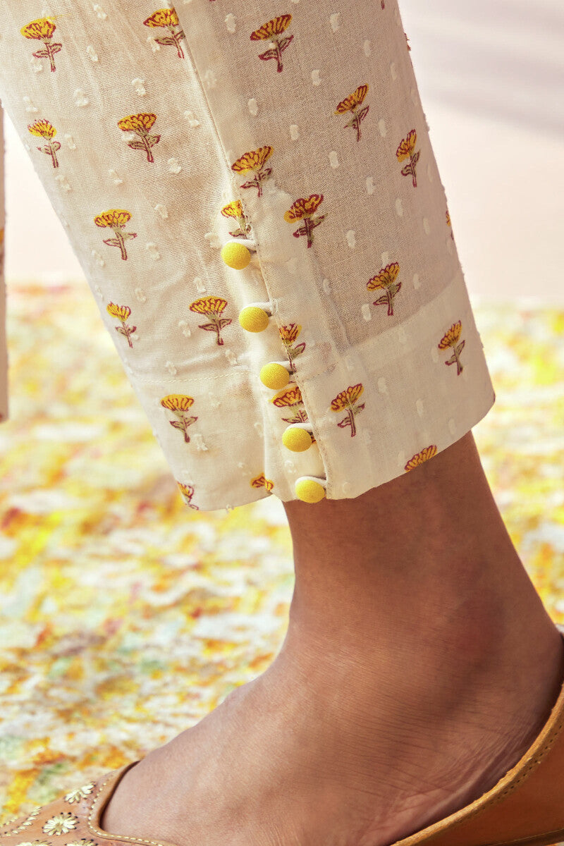 Gauhar Samaira Sanganeri Narrow Pants