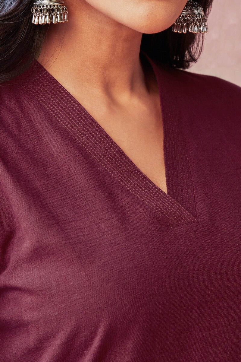 Roza Seher Persian Red Kurta