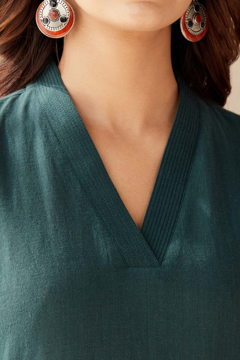 Roza Seher Teal Kurta