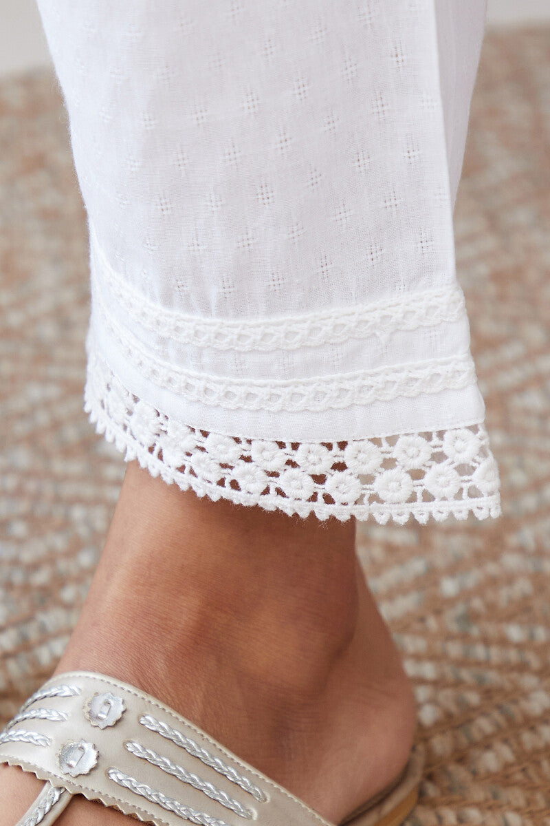 Roza Farhat Dobby Narrow Pants