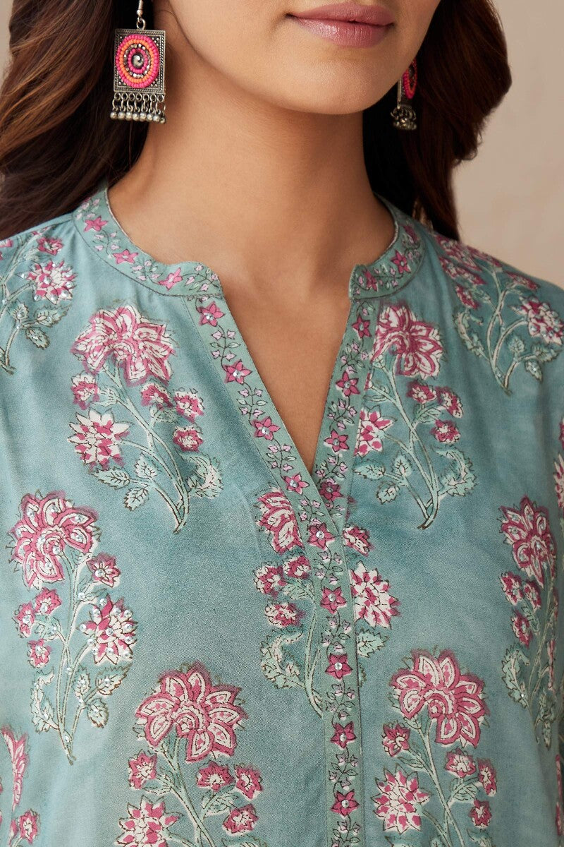 Gulshan Bagh Parisa Sanganeri Kurta