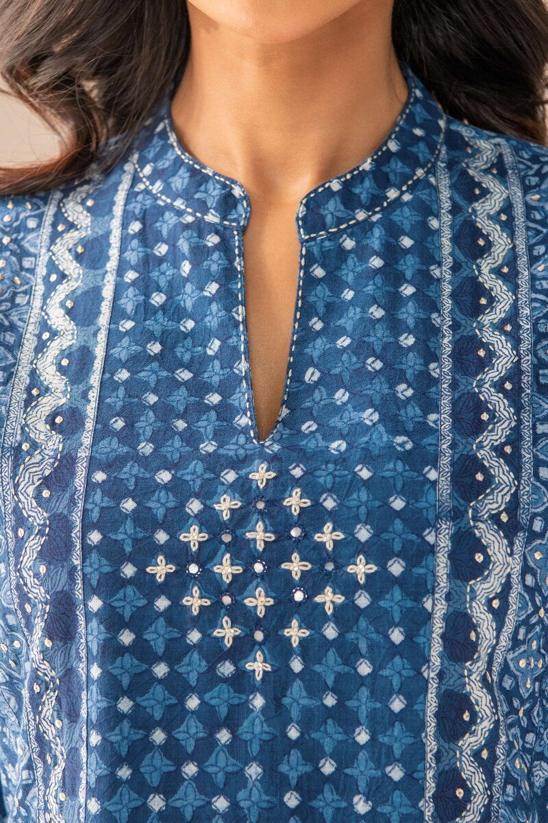 Sehra Nusrat Indigo Kurta