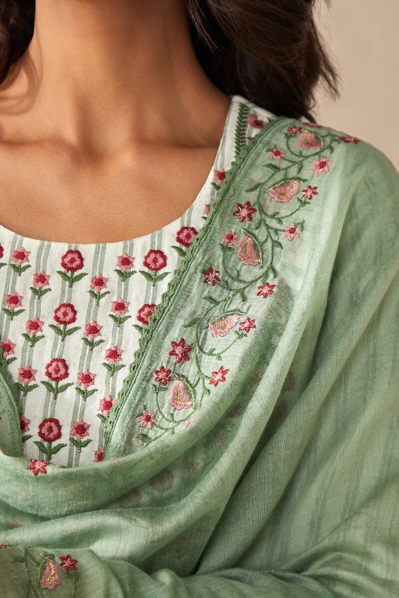 Gulbarg Faheema Cotton Silk Dupatta