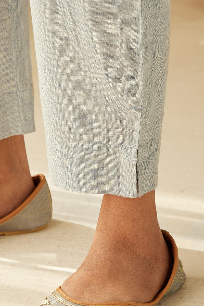 Roza Seher Blue Narrow Pants