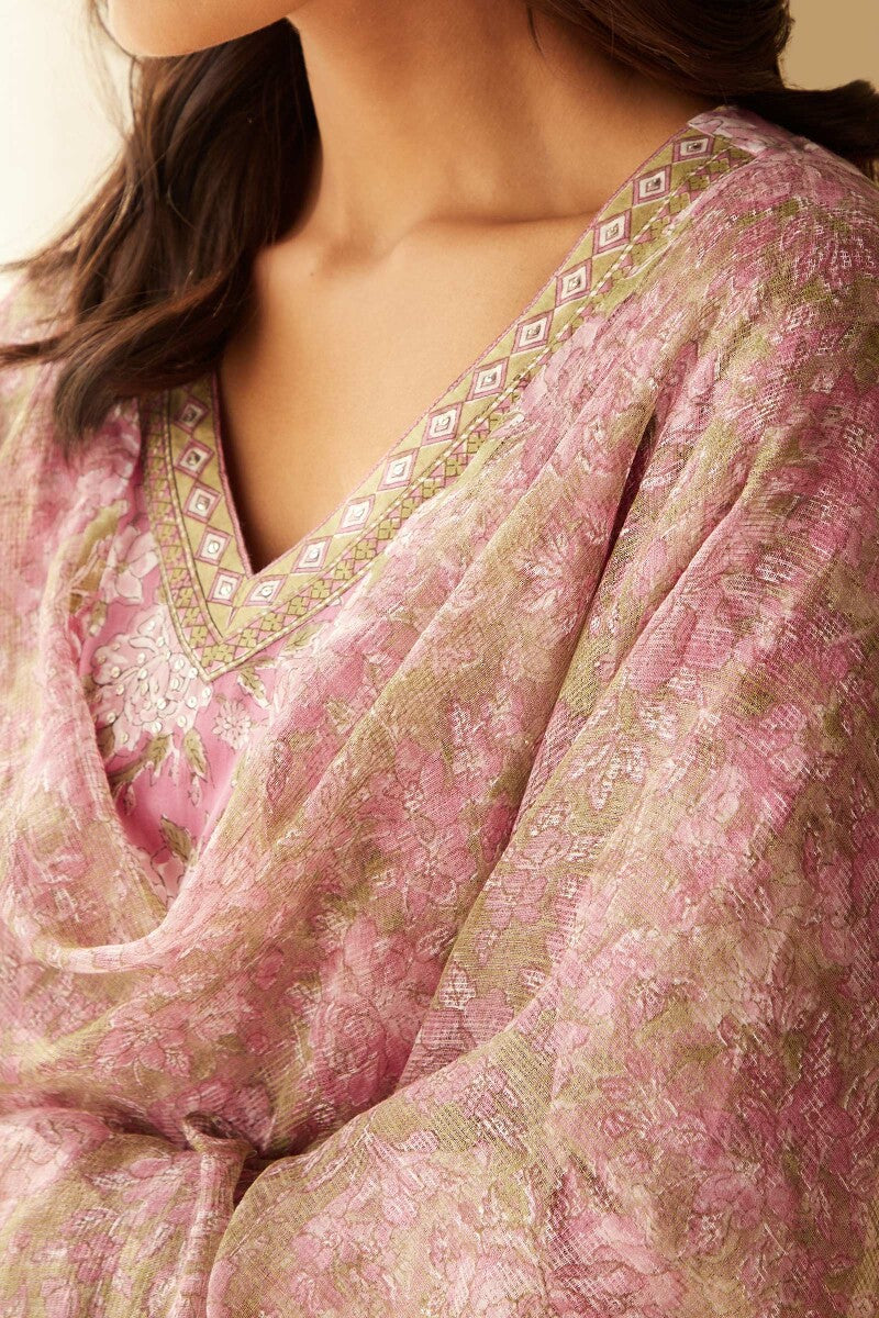 Gulshan Bagh Gauhar Sanganeri Dupatta