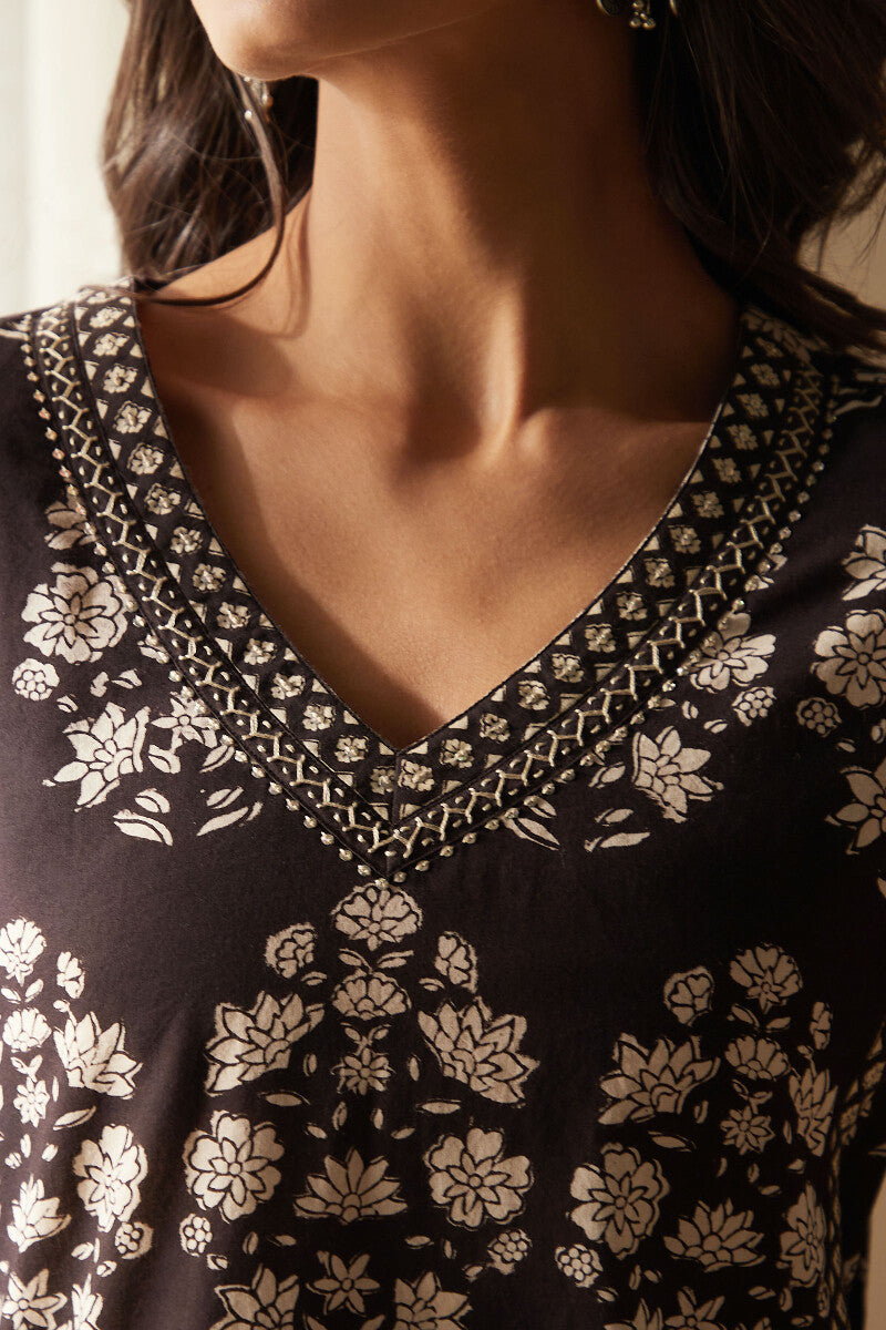 Sehra Sahira Bagru Kurta