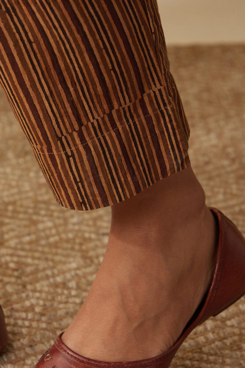 Sehra Yasmine Ajrak Narrow Pants