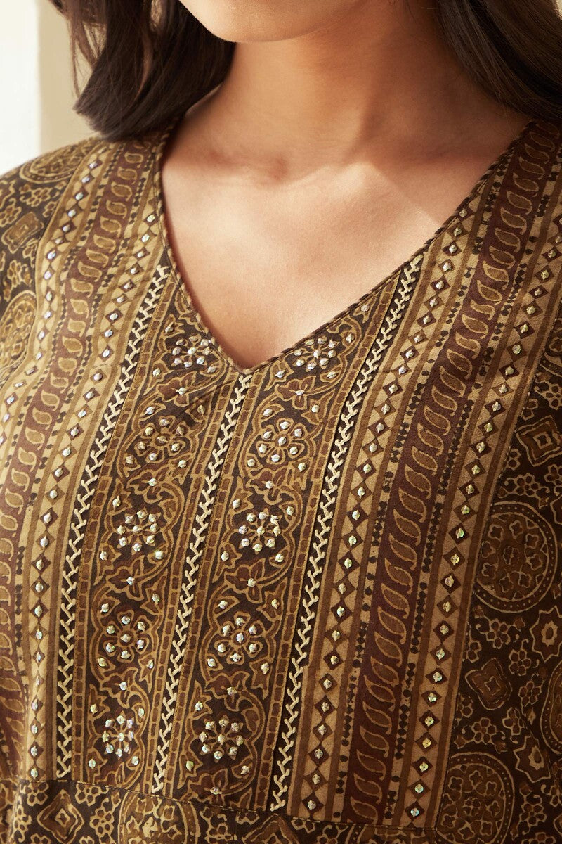 Sehra Zara Ajrak Top